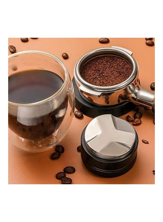 Adjustable Espresso Coffee Distributor Silver 51mm - Image 4
