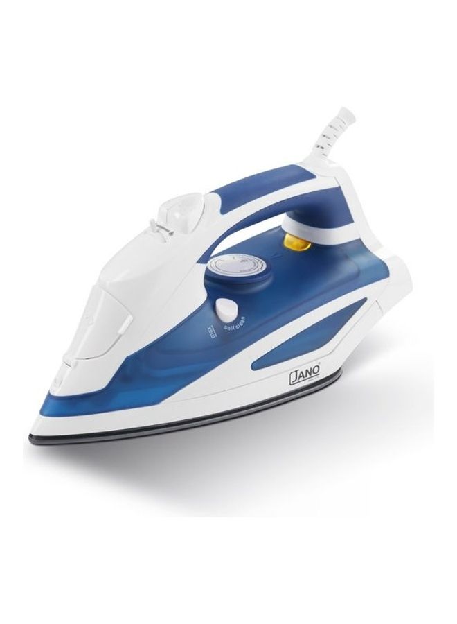 Jano Steam Iron With Teflon Coating Plate 400.0 ml 2000.0 W E05219 Blue/White  - Image 1