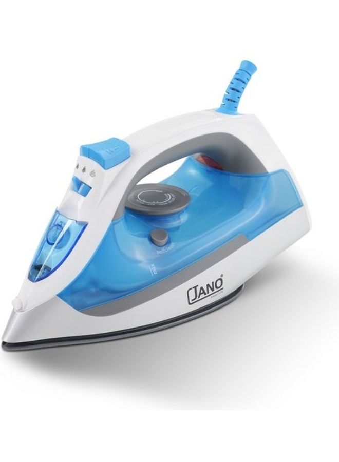 Jano Steam Iron Teflon Coating Plate 320.0 ml 2000.0 W E05214 Blue/White  - Image 1