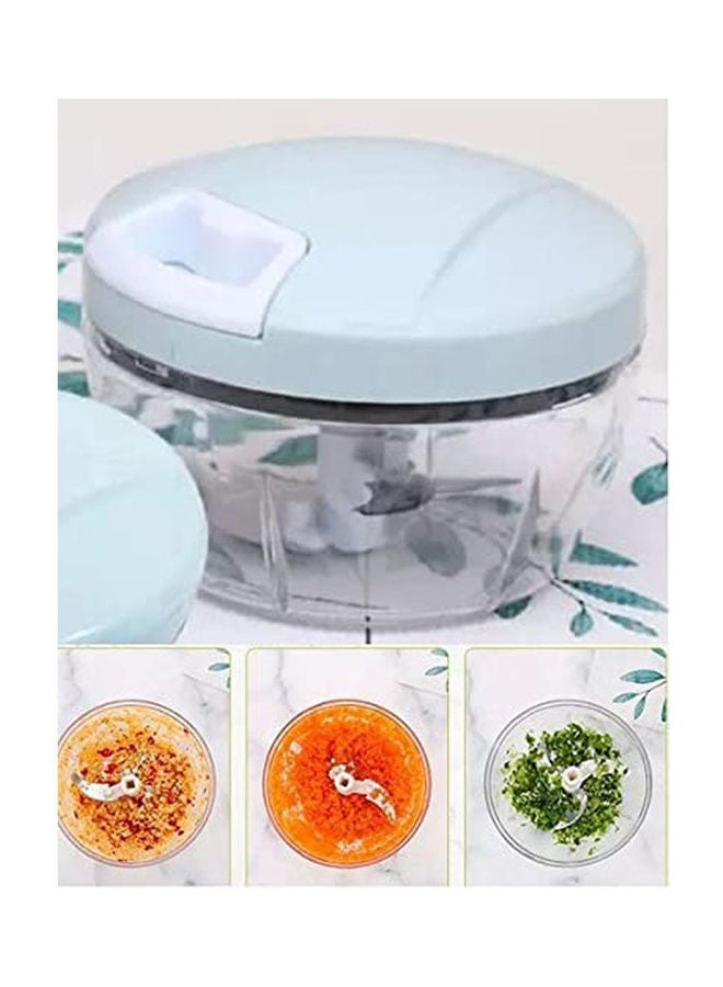 قطاعة طعام صغيرة يدوية محمولة، طعام شفاف يعمل يدويًا - Image 1