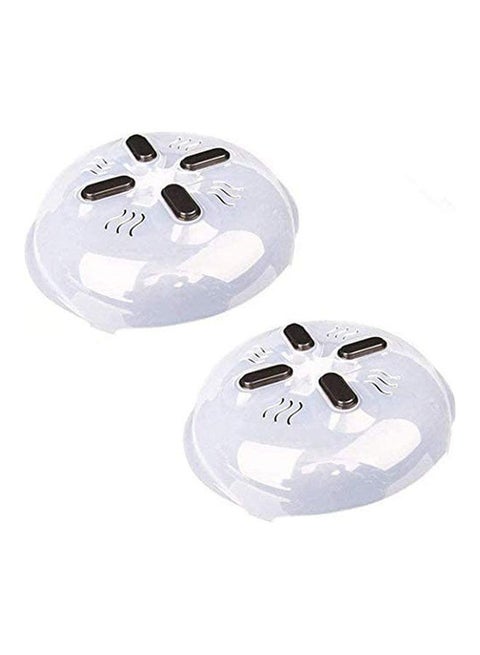 Microwave Cover For Food With Magnetic White 30cm