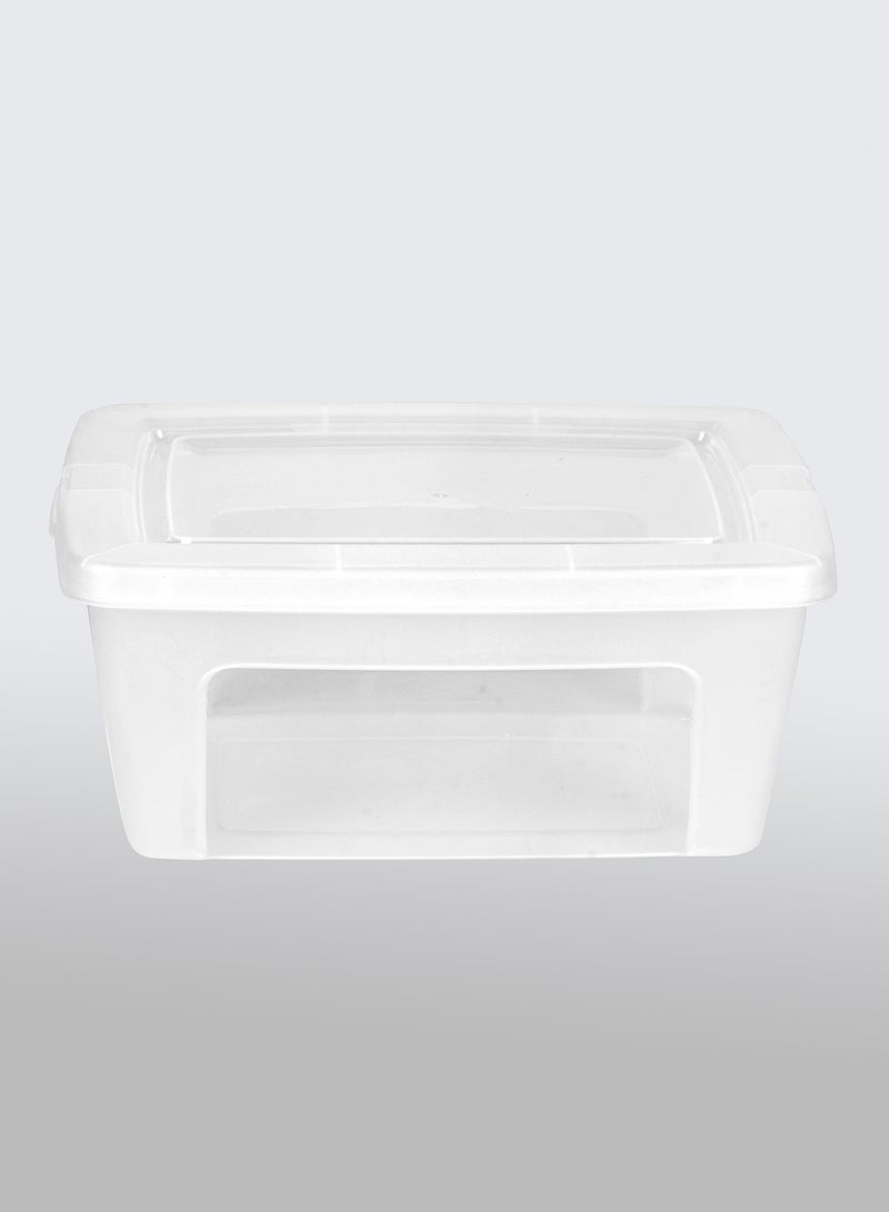 Amal - 3 Piece Storage Box Set Easy Find Vented Lids Food Storage Containers durable container walls for everyday use TG54975S3 Clear 19 x 39 x 30cm - Image 1