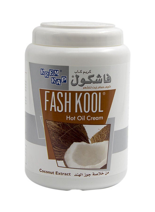 KREM KAP Fashkool Hot Oil Hair Mask Coconut Extract Clear 1500ml - Image 1
