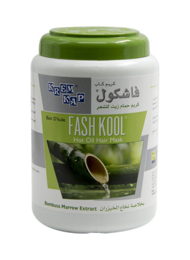 KREM KAP Fashkool Hot Oil Hair Mask Bambusa Marrow Extract Clear 1500ml - Image 1