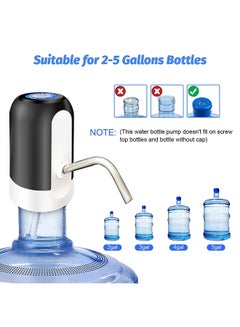 Generic USB Charging Electric Pumping Automatic Water Dispenser WHZ90524003WH Multicolour  - Image 4