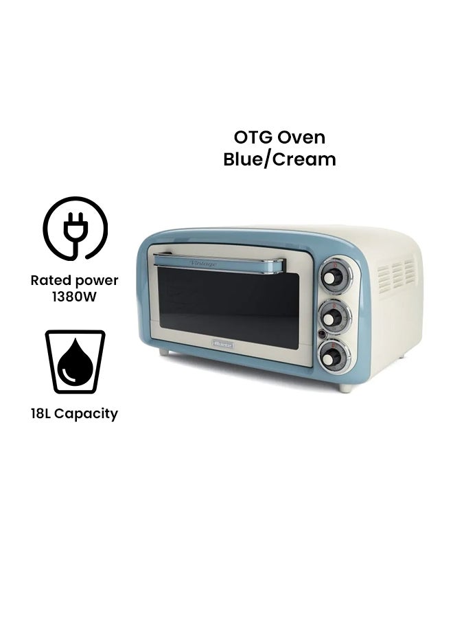 أريتي فرن كلاسيكي 18.0 L 1380.0 W 979 أزرق/كريمي - Image 2