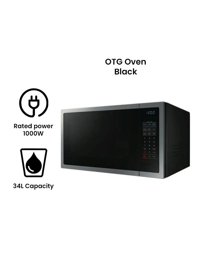 Samsung - Microwave Oven 34.0 L 1000.0 W ME6124ST Black - Image 1