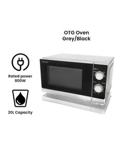 SHARP Microwave Oven 20 L 800 W R20CT Grey/Black  - Image 2