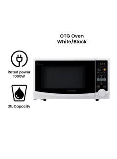DAEWOO Microwave Oven With Grill 31.0 L 1000.0 W KQG-1N1A White/Black  - Image 2