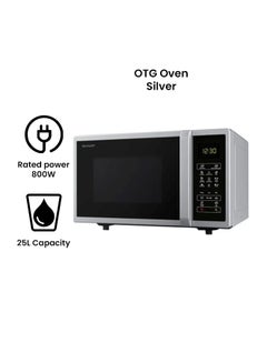 SHARP Powerful Microwave Oven 25 L 800 W R-25CT(S) Silver  - Image 2
