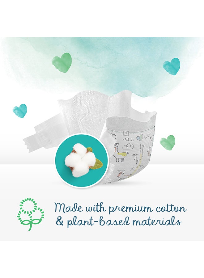 Pampers - Pure Protection Diapers, Size 5, 11+ Kg, 24 Count - Dermatologically Tested, 0% Perfume, Chlorine And Bleaching - Image 1