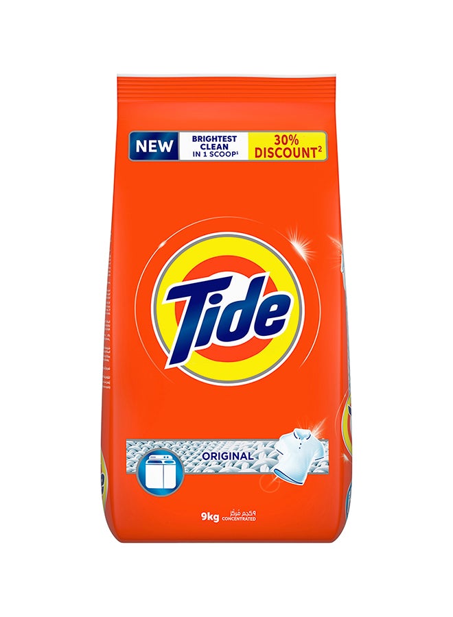 Tide Laundry Powder Detergent Original Scent 9kg - Image 1