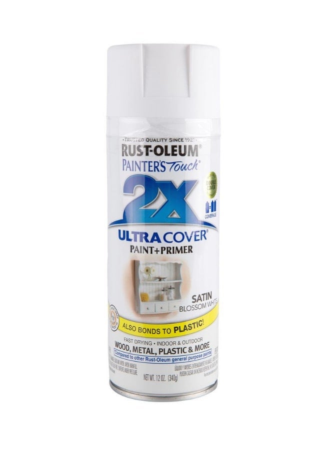 RUST-OLEUM Printer's Touch 2X Ultra Cover Satin Spray Blossom White 