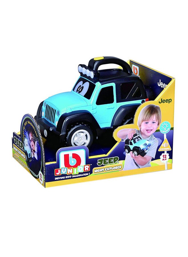 BB Junior Night Explorer Jeep Blue  - Image 2