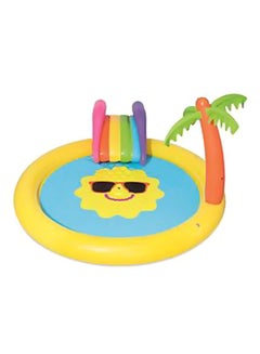 Bestway Sunnyland Splash Play Pool Outdoor Activity Center With Repair Patch 237x201x104cm  - Image 1