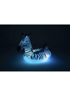 Bestway Lights ‘N Stripes Zebra Ride-On Pool Float With Led Light 246x104x122cm 246x104x122cm  - Image 3