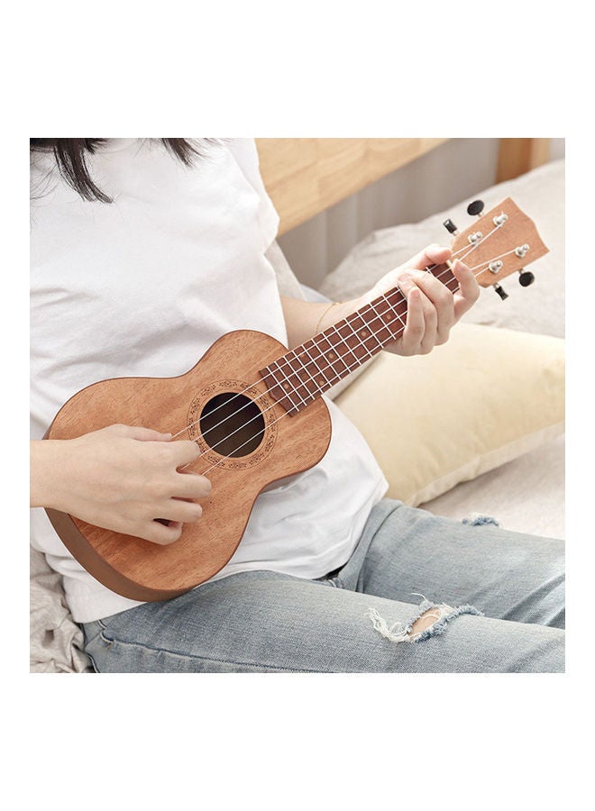 Generic 21 inch Kids Imitation Wood UKulele 4-String Portable Guitar Instrument for Children - Image 5