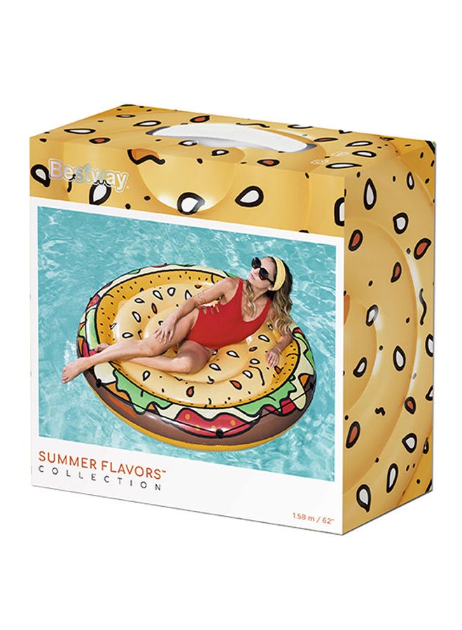 Bestway Burger Design Pool Lounge 158cm - Image 1