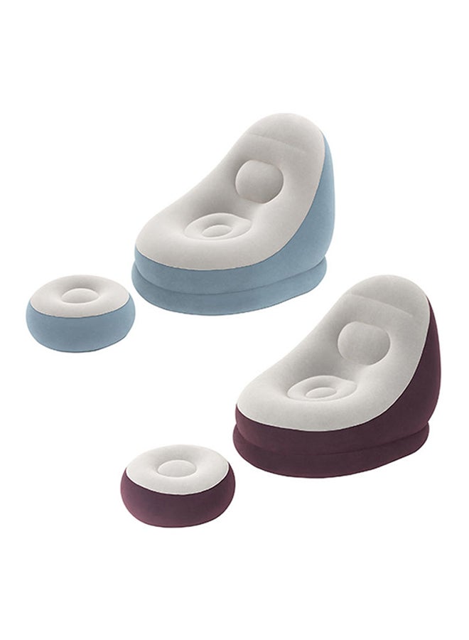 Bestway - Comfort Cruiser Inflate A Chair With Stool Multicolour 1.22m x 94cm x 81cm - Image 1