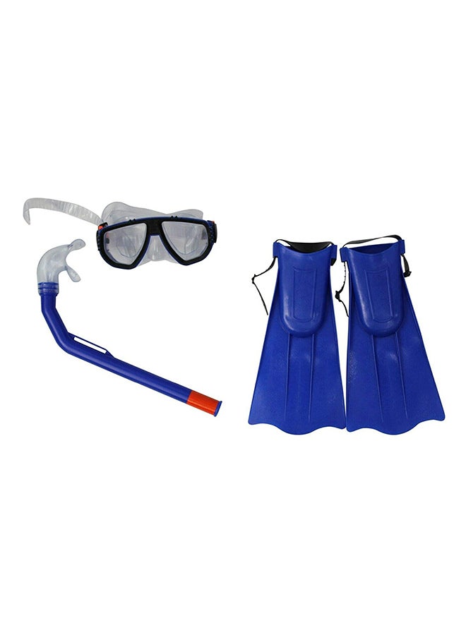 4-Piece Hydro Swim Snorkel Set Multicolour