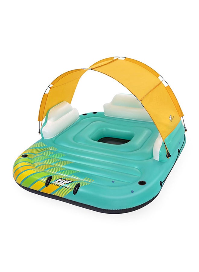 Bestway Hydro-Force Sunny Lounge 5-Person Island 291x265x83cm  - Image 1