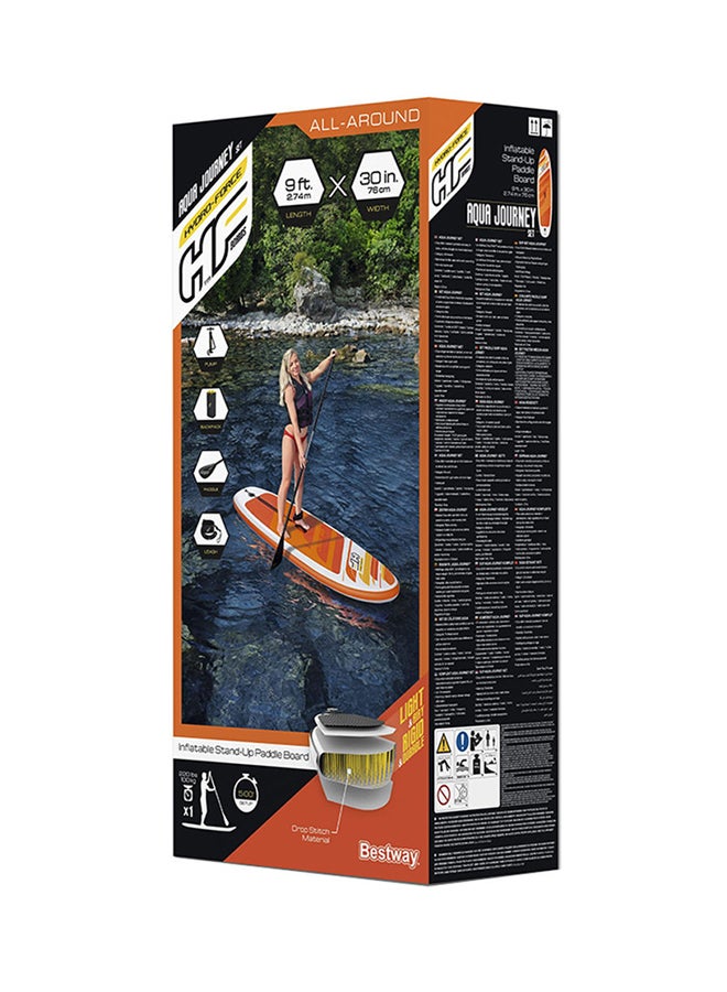 Bestway Hydro-Force Aqua Journey Inflatable Stand-Up Paddleboard Set & Surf Boards - Image 2