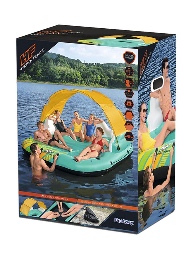 Bestway Hydro-Force Sunny Lounge 5-Person Island 291x265x83cm  - Image 2