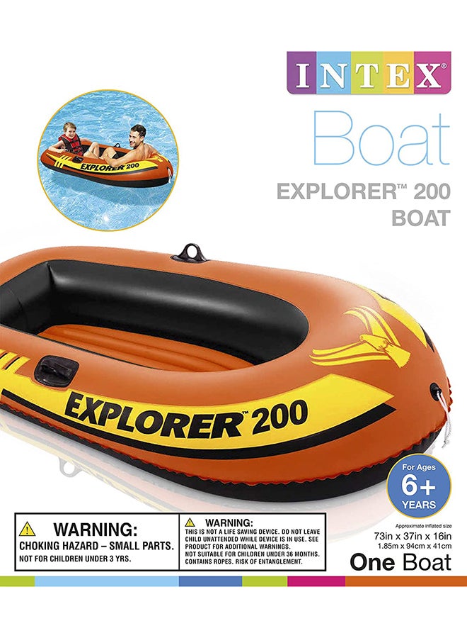 INTEX Explorer 200 Boat 185x94x41cm  - Image 4