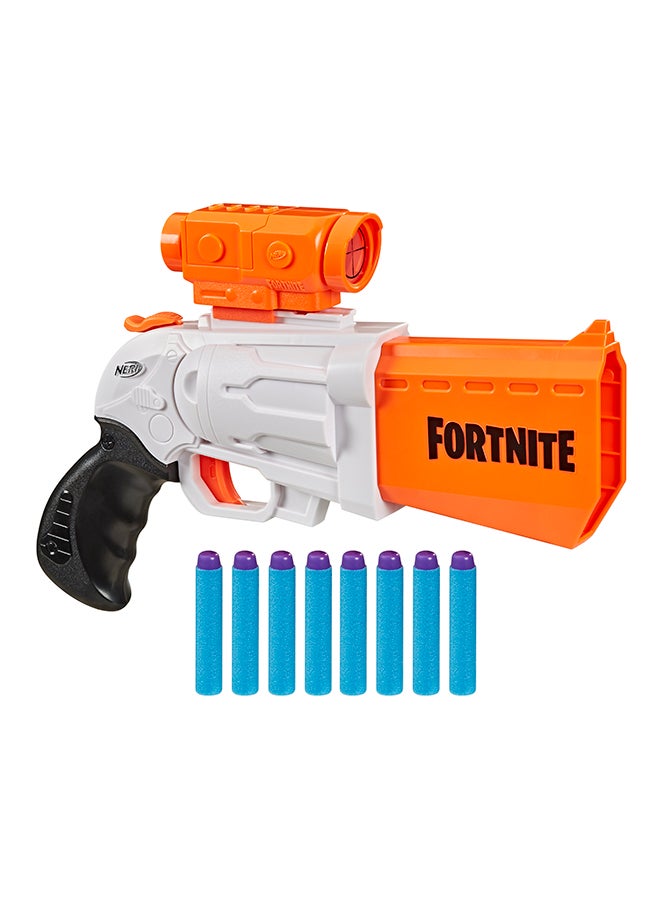 NERF - Nerf Fortnite Sr Blaster -- 4-Dart Hammer Action -- Includes Removable Scope And 8 Official Nerf Elite Darts -- For Youth, Teens, Adults - Image 1