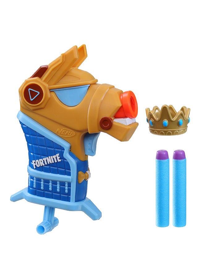 NERF Nerf Fortnite Micro Y0Nd3R Mini Dart-Firing Blaster -- Fortnite Y0Nd3R Outfit Design -- Includes 2 Nerf Elite Darts And Removable Crown  - Image 3