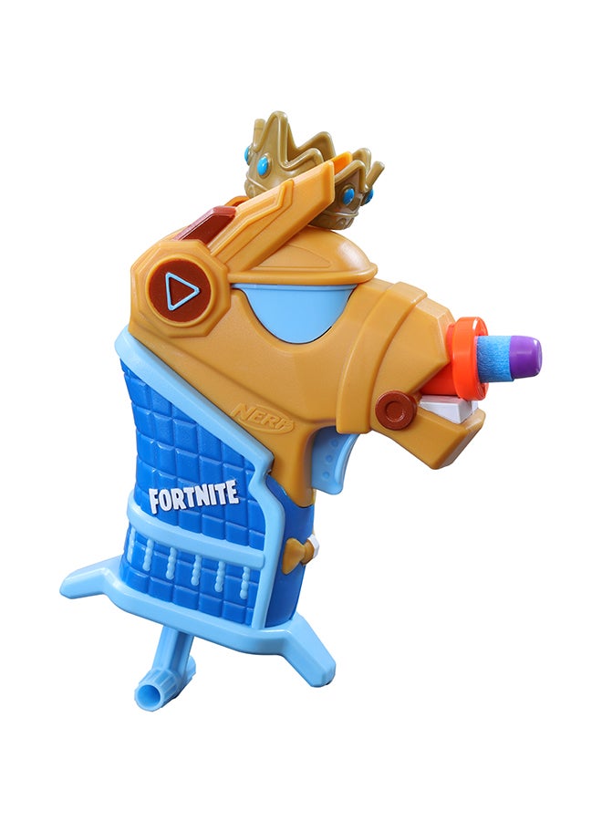 NERF Nerf Fortnite Micro Y0Nd3R Mini Dart-Firing Blaster -- Fortnite Y0Nd3R Outfit Design -- Includes 2 Nerf Elite Darts And Removable Crown  - Image 4