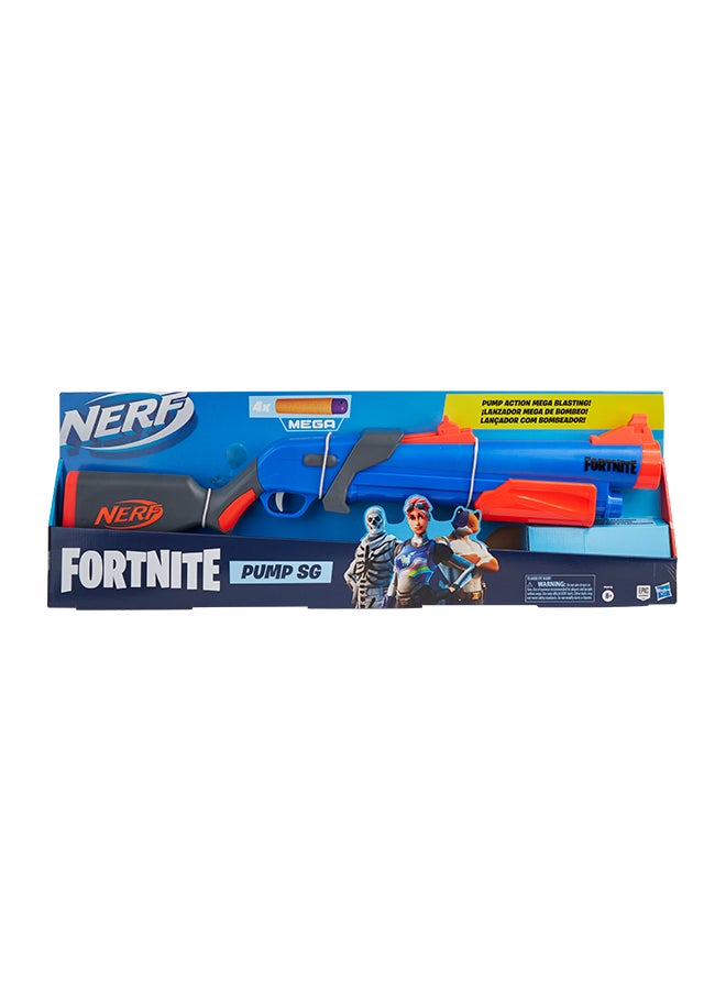 Nerf Fortnite Pump Sg Blaster -- Pump Action Mega Dart Blasting -- Breech Load -- 4 Official Nerf Mega Darts -- For Youth, Teens, Adults - Image 2