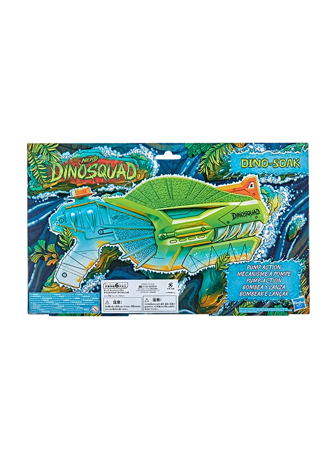 NERF Nerf Super Soaker DinoSquad Dino-Soak Water Blaster -- Pump-Action Soakage For Outdoor Summer Water Games -- For Youth, Teens, Adults