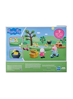 Peppa Pig Peppa  Peppa's Adventures Peppa's Picnic Playset, Preschool Toy With 2 Figures and 8 Accessories, for Ages 3 and Up  - Image 3