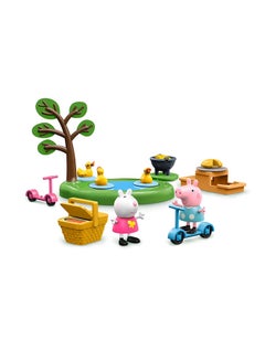 Peppa Pig Peppa  Peppa's Adventures Peppa's Picnic Playset, Preschool Toy With 2 Figures and 8 Accessories, for Ages 3 and Up  - Image 5
