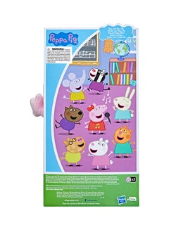 Peppa Pig Peppa  Oink-Along Songs Peppa Singing Plush Doll with Sparkly Red Dress and Bow, Sings 3 Songs Inspired by the TV Series, Ages 3 and up  - Image 3