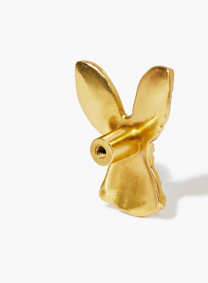 Amal - Rabbit Shape Drawer Cabinet knob Gold 36 x 43 x 16mm - Image 1