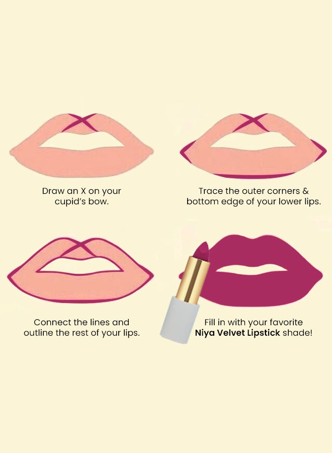 Niya - Lustre Velvet Matte Lipstick Classic - Image 1