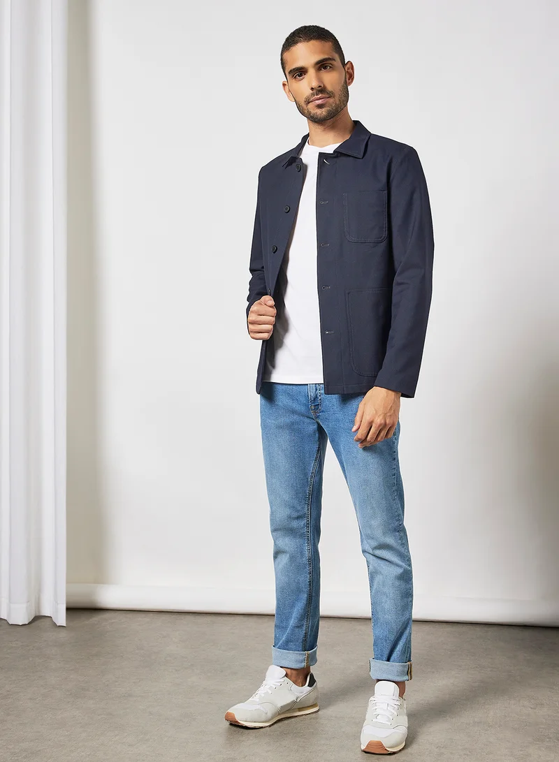 سيليكتد اوم Hybrid Blazer Dark Sapphire