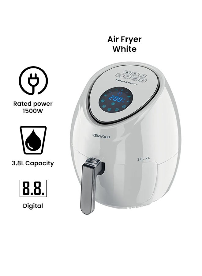 Digital Air Fryer XL With Rapid Hot Air Circulation For Frying,Grilling,Broiling,Roasting,Baking And Toasting 3.8 L 1500 W HFP30 / HFP30.000WH White - v1645803297/N48624856A_10