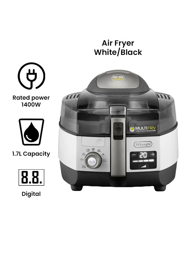 De'Longhi - Chef Plus Multifry Range 1.7 L 1400 W FH 1396/1 White/Black - Image 1