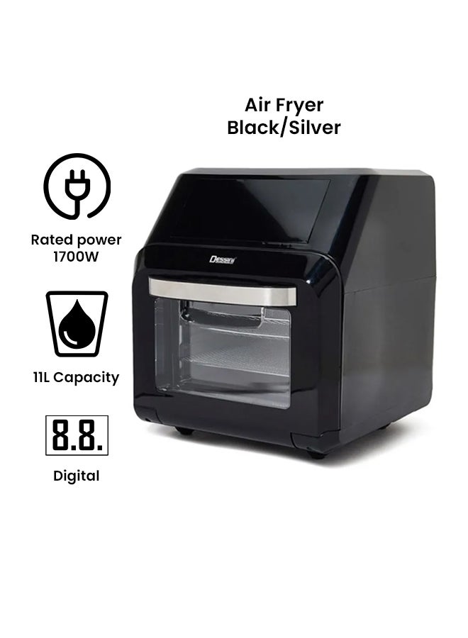 DESSINI All-In-One Air Fryer 11 L 1700 W 8000 Black/Silver - Image 2
