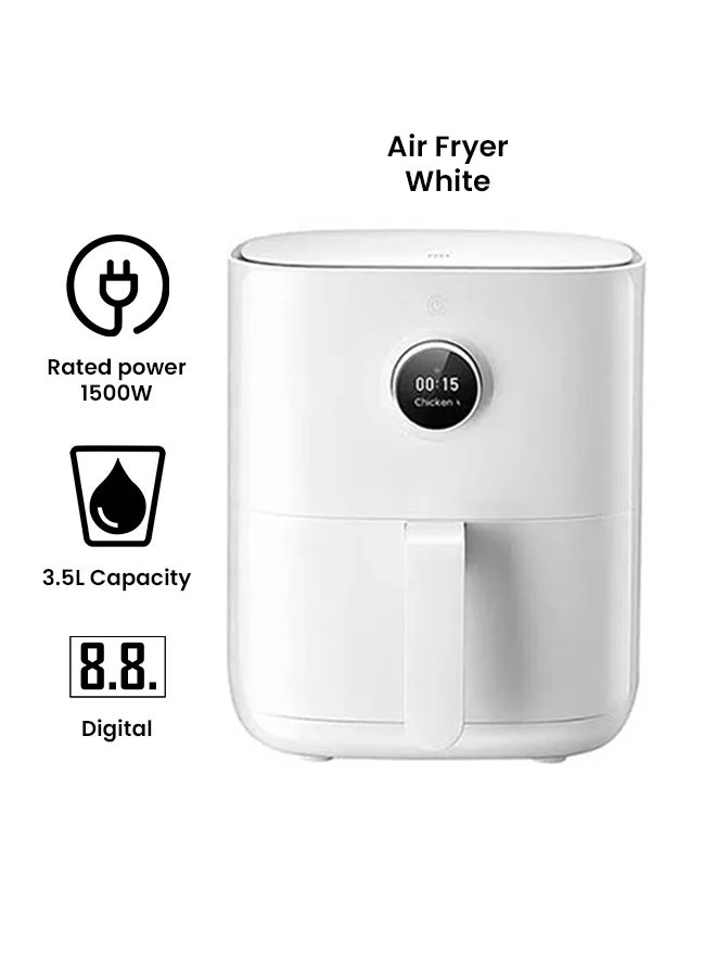 Mi Smart Air Fryer 360 Degrees Hot Air Circulation 3.5 L 1500 W BHR4857HK White - v1645804793/N49971118A_2