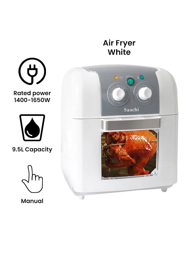 فرن مزود بمقلاة هوائية ومشواة 9.5 L 1650.0 W NL-AFO-4773-WH أبيض