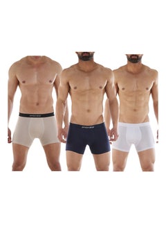Cotton Boxers Pack Of 3 Multicolour