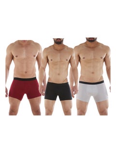 Cotton Boxers Pack Of 3 Multicolour