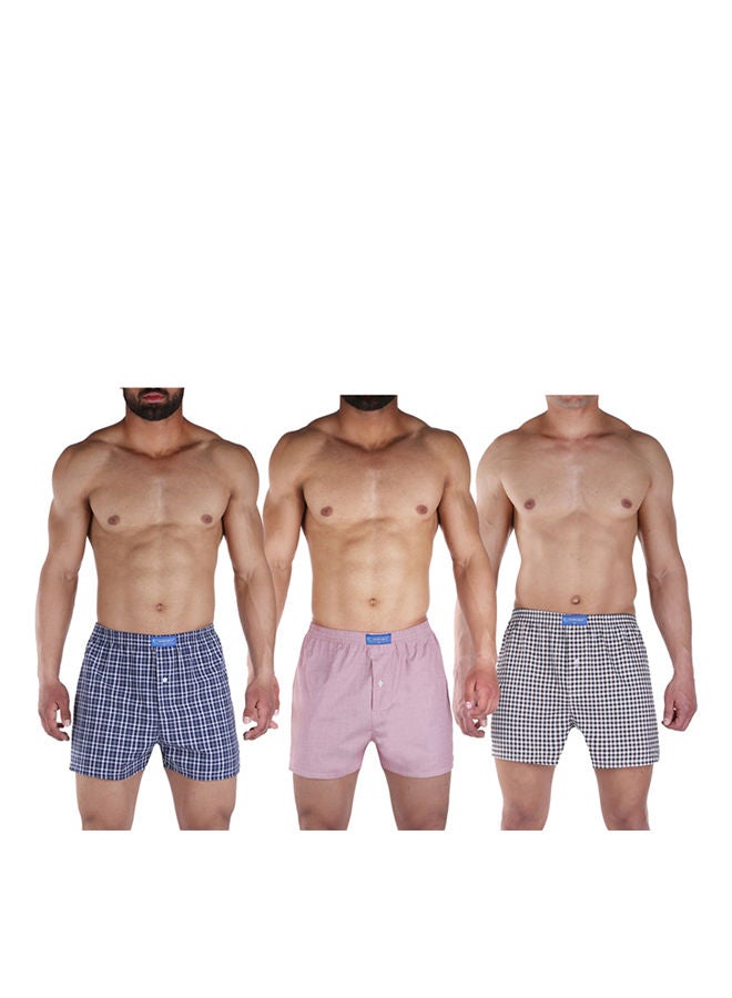 embrator Weave Boxer 3 Pack Multicolour