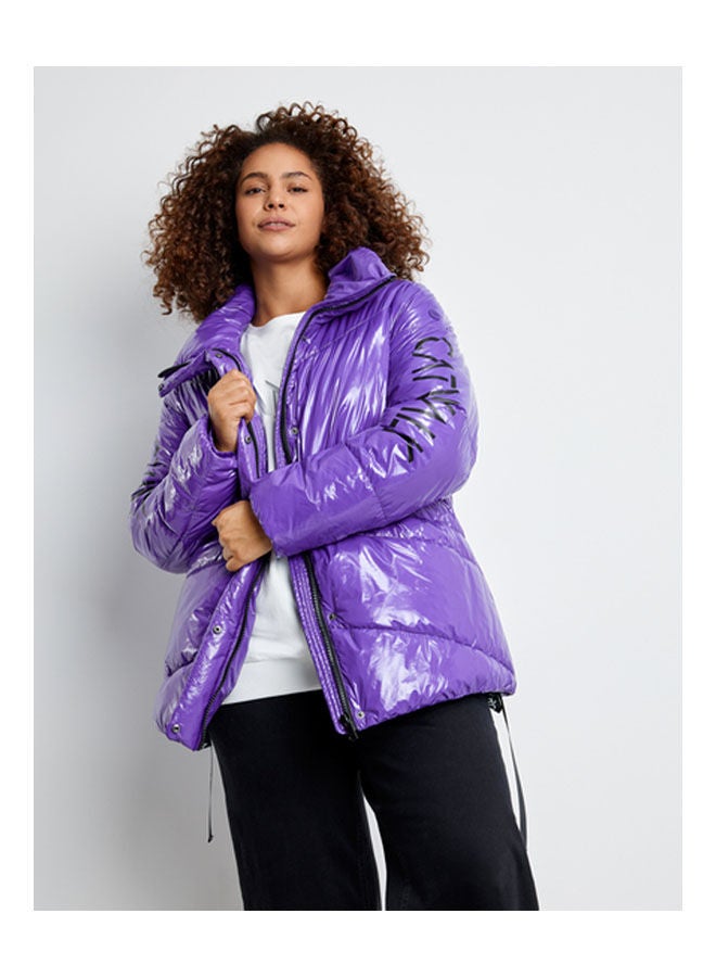 GERRY WEBER Non-Wool Outdoor Jacket Purple  - Image 1