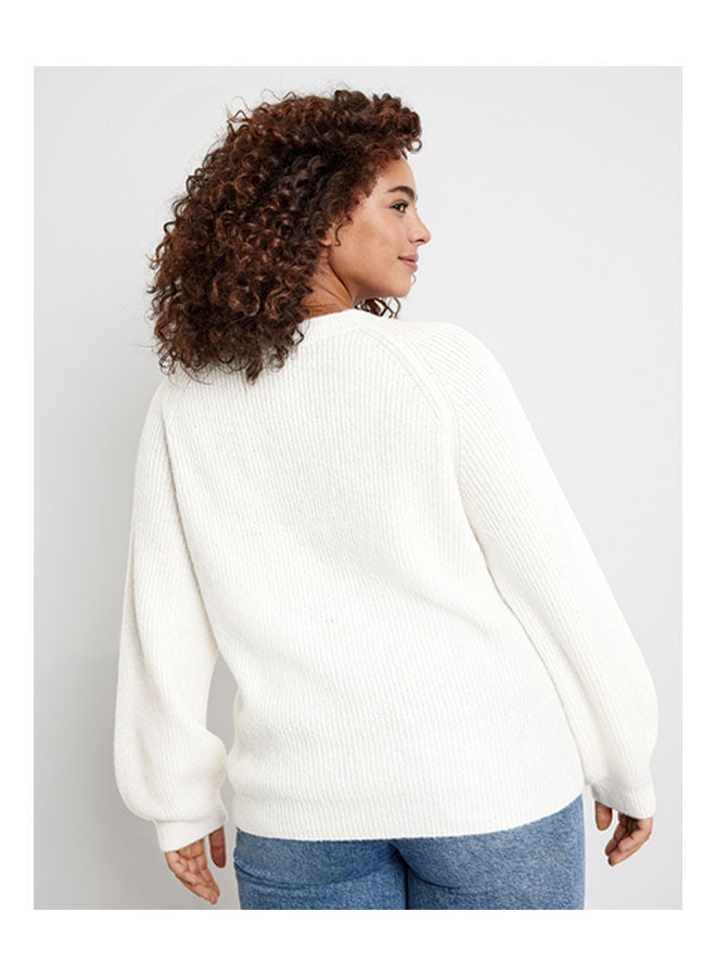 GERRY WEBER Jumper With Balloon Sleeves White  - Image 2