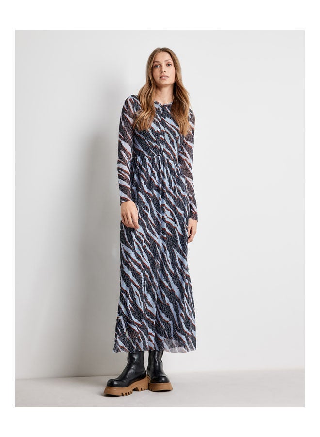 GERRY WEBER Maxi Dress With Tiger Print Multicolour  - Image 1